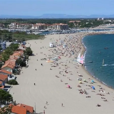 4 Pers, A 500m De La Avec Piscine, Tennis Et Loggia - - Fr-1-225-527 Argeles-sur-Mer